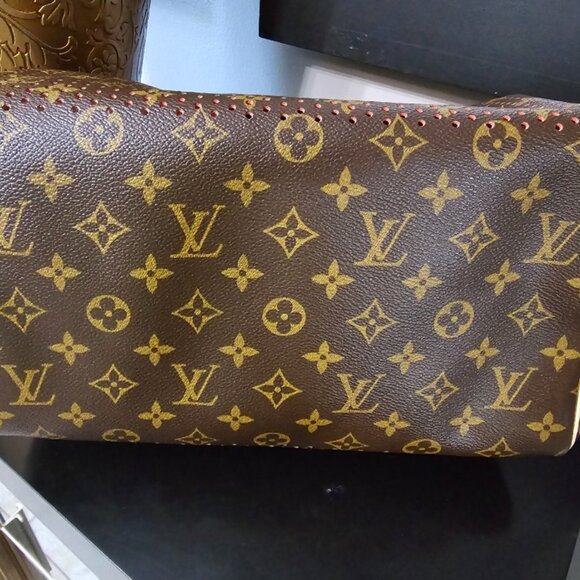 EUC Authentic RARE Limited Edition LV Perforated Speedy 30 Orange - Picture 9 of 16